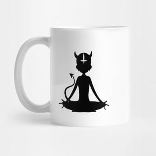 Satanic Yoga | Black Yogi | Wear Satan Mug